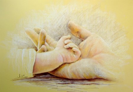 Claudia Tremblay картины мать и дитя