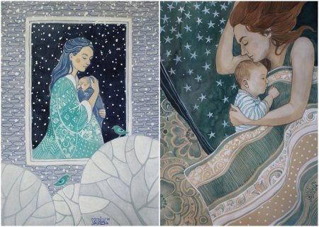 Висенте Редондо картины мать и дитя