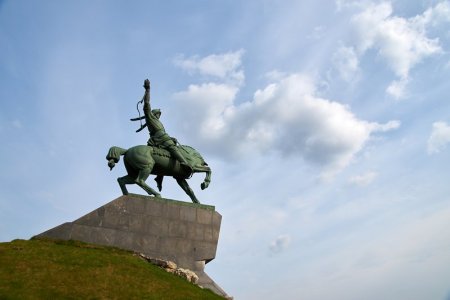 Вектор памятник Салавата Юлаева Уфа