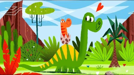 Рисование для детей Динозаврики