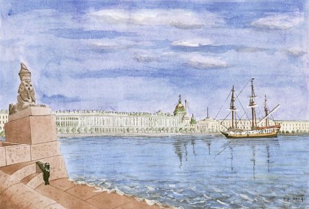 Санкт-Петербург рисунок детский