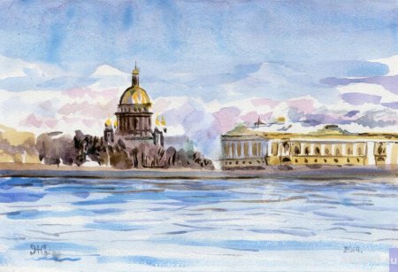 Нева рисунок