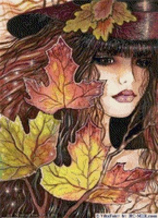 Портрет осени детские рисунки