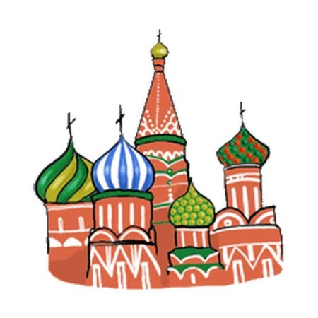 Собор Василия Блаженного мультяшный