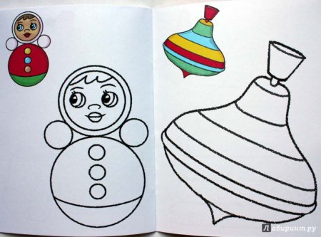 Неваляшка рисунок для детей