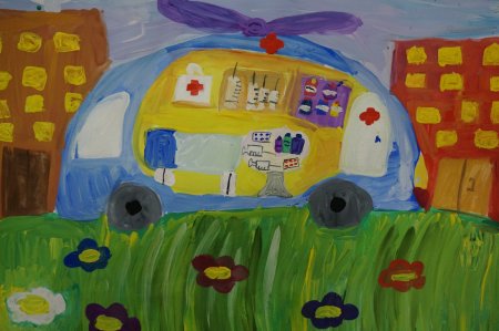 Автомобиль будущего рисование в детском саду