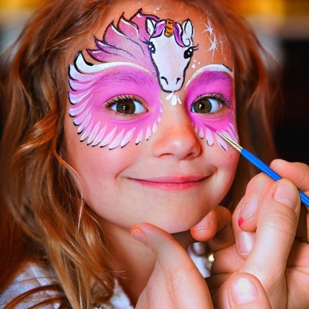 Детский грим на лице