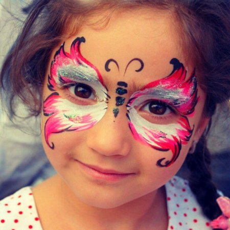 Аквагрим бабочка