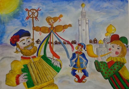 Народные праздники рисунки