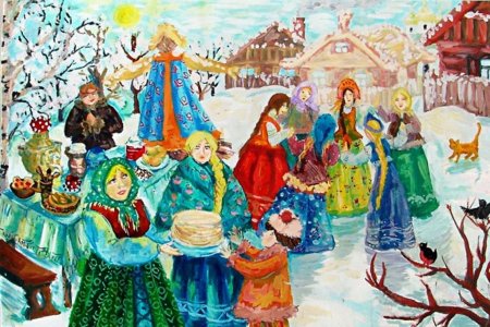 Композиция на тему Масленица