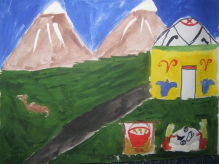 Рисунок Казахстан наш общий дом