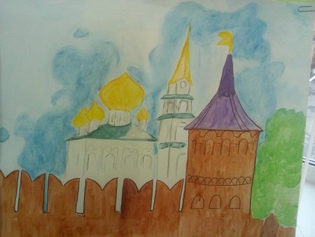 Рисунок Тульский Кремль 500 лет тульскому Кремлю