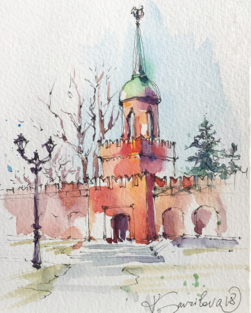 Тула Тульский Кремль Графика