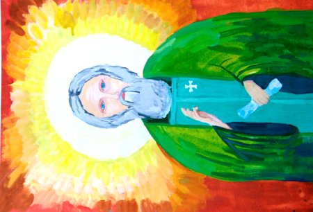 Нарисовать Сергия Радонежского