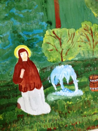 Конкурс рисунков прп Сергий Радонежский