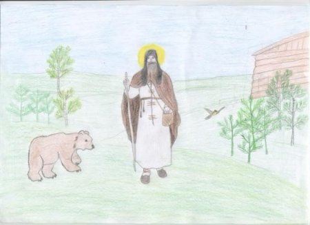 Житие Сергия Радонежского рисунок