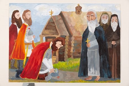 Семья Сергия Радонежского живопись