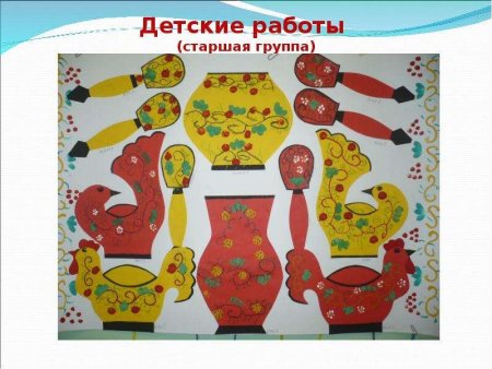 Рисование народные промыслы