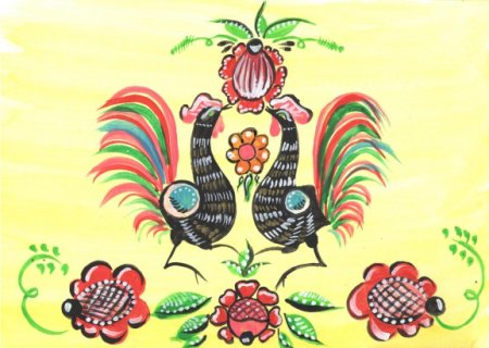 Рисование с детьми народные промыслы