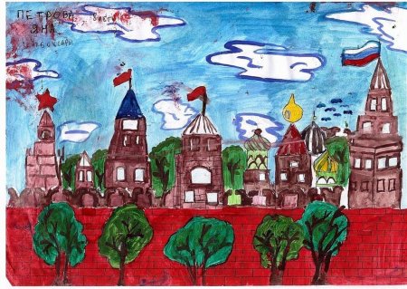 Рисование на тему Россия