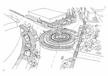 Эскизы благоустройства скверов