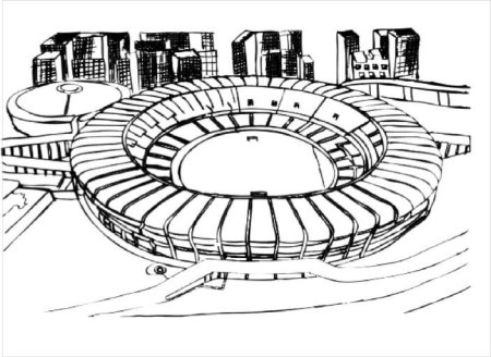 Стадион Краснодар вектор