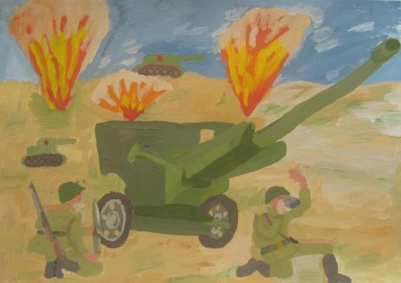 Сталинградская битва рисунок