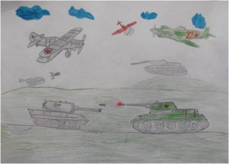 Сталинградская битва рисунок
