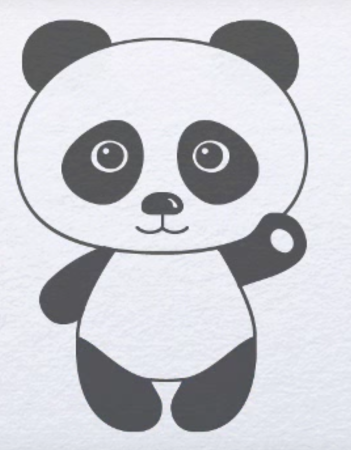 Детский рисунок панда (43 фото)