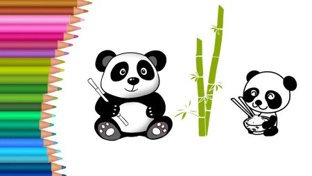 Раскраска Пандочка