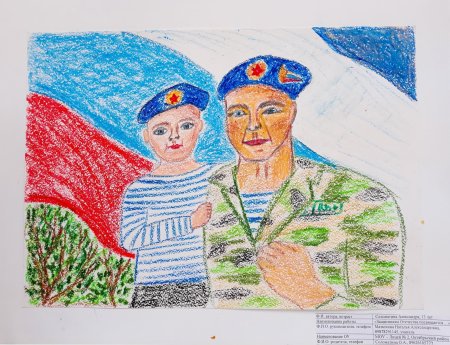 Защитник Отечества рисунок