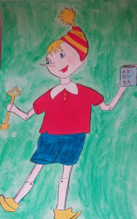 Рисование Буратино