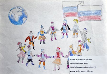 Народы России рисунок