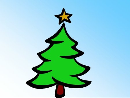 Елка рисунок