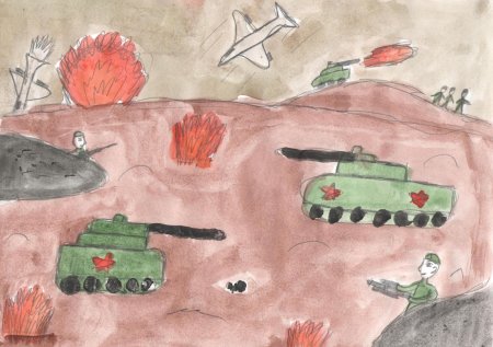 Рисунки ко Дню освобождения
