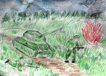 Рисунки о войне