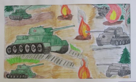 Детские рисунки о войне