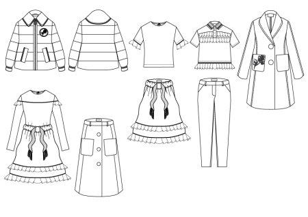 Технический рисунок одежды