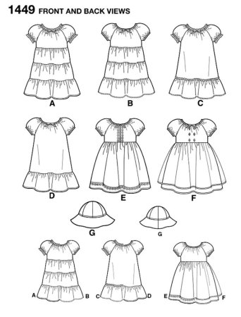 Детские платья эскиз