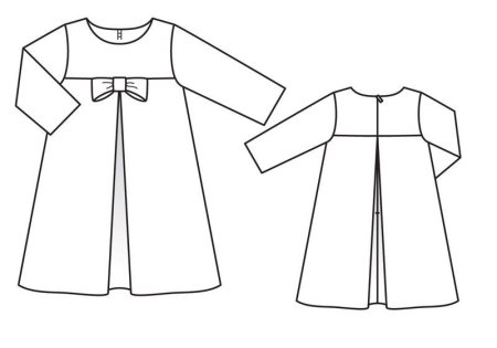 Платье 145 Бурда