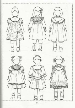 Шьем одежду для кукол Винус Додж