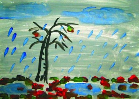 Поздняя осень рисунок