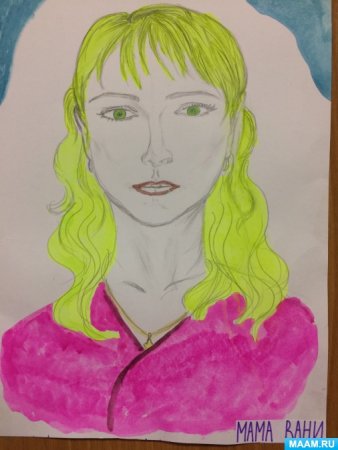 Портрет на день мамы