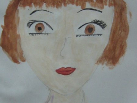 Глаза мамы рисунок