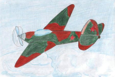 Рисунок на тему самолет