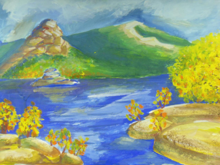 Пейзаж рисунок