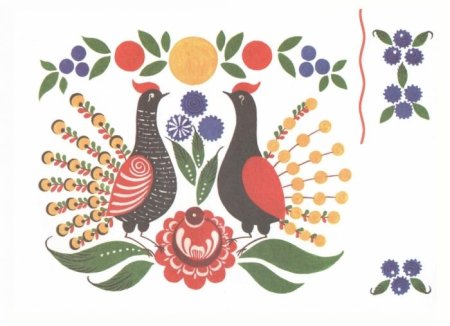 Русские росписи Городецкая