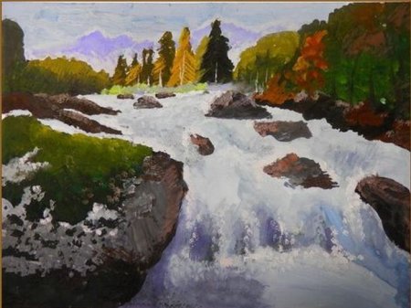 Река Терек Лермонтов