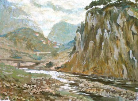 Гора Терек картина