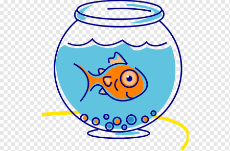 Аквариум с рыбками рисунок